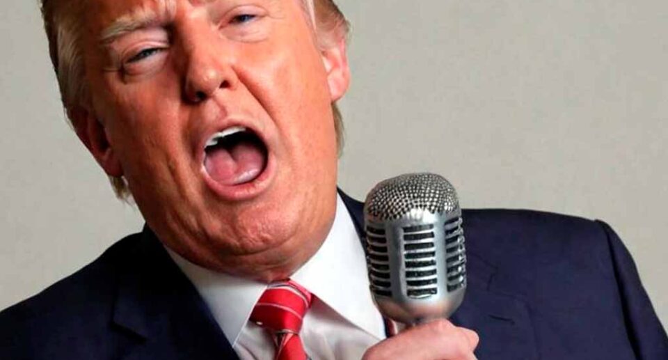 Donald Trump sabe cantar.